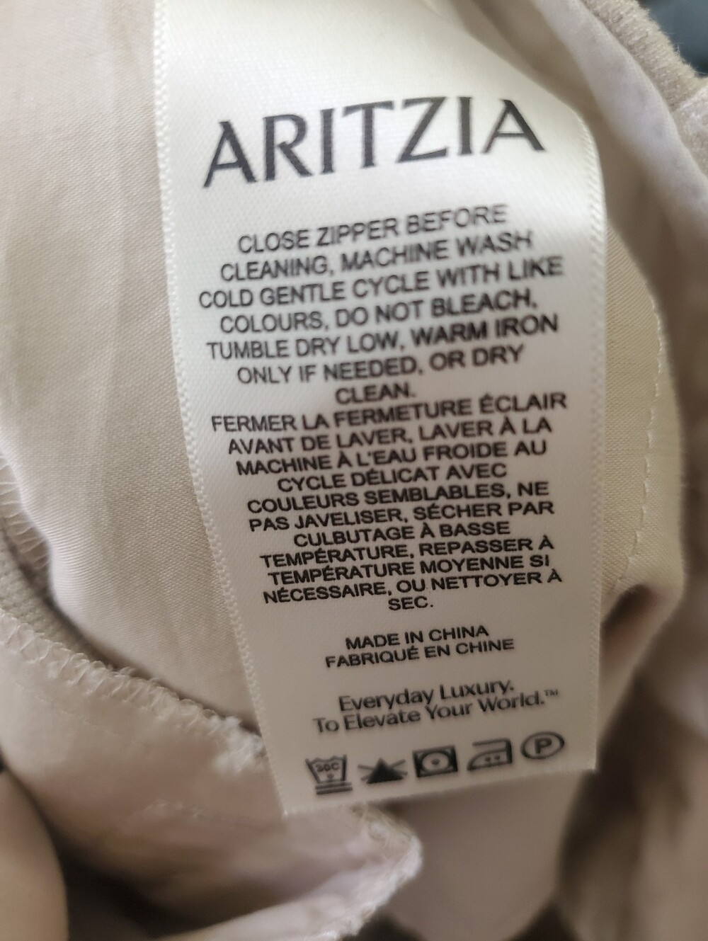 Aritzia The Effortless Pant CruiseLinen in Natural Ecru Sz 6 NWOT - Picture 12 of 16